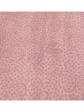 Pink Cotton Fabric Fat Quarter 18x22" Subtle Dragonfly Swirl Pattern Quilting Cr